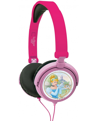 Dječje slušalice Lexibook - Princess HP010DP, ružičaste - 1