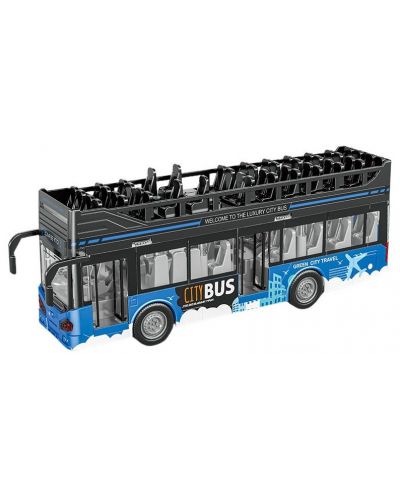 Dječja igračka Raya Toys - Autobus na kat, Traffic Bus, 1:16 - 2