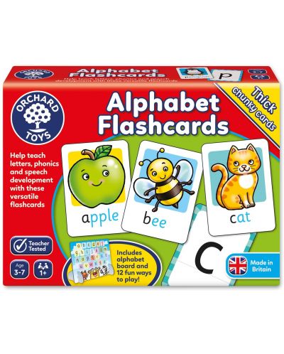 Dječja edukativna igra Orchard Toys – Abecedne flashkarte - 1