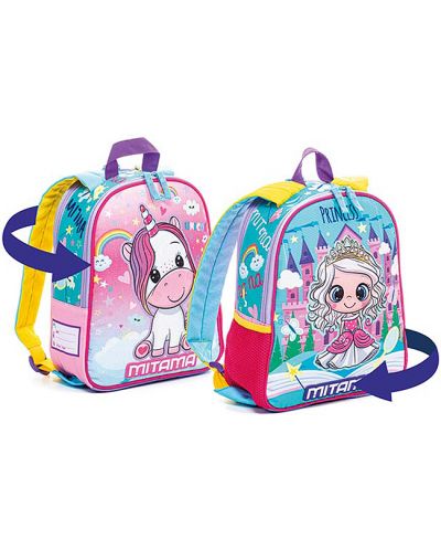 Dječji ruksak s dva lica Mitama Spinny - Unicorn-Princess - 3