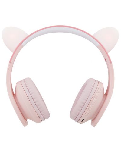 Dječje slušalice PowerLocus - P1 Ears, bežične, ružičaste - 3