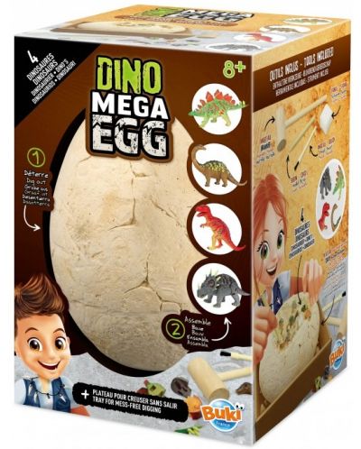 Dječja igračka Buki France – Mega jaje, Dinosaurusi - 1