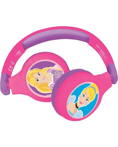 Dječje slušalice Lexibook - Princesses HPBT010DP, bežične, ružičaste - 2