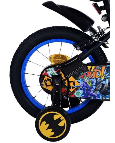 Dječji bicikl s pomoćnim kotačima E&L cycles - Batman, 14'' - 6