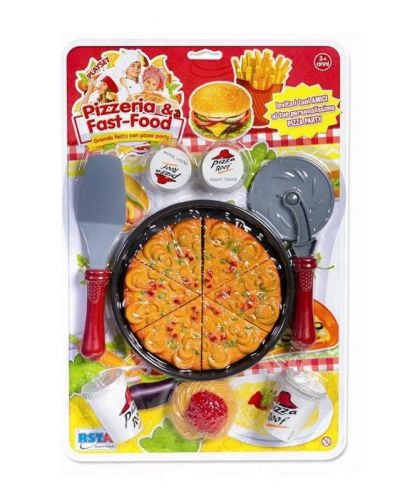 Dječja igračka RS Toys – Pizza, s opremama - 1