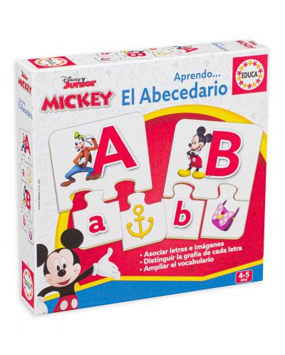 Dječja slagalica Educa - Abeceda Mickeya i prijatelja - 1