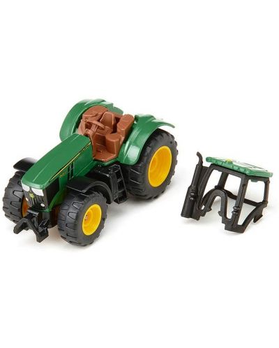 Dječja igračka Siku - Traktor John Deere 6215R, zelen - 2
