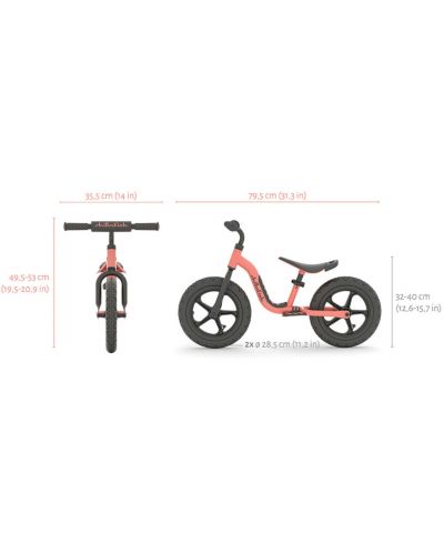 Dječji bicikl za ravnotežu Chillafish - Charlie Sport 12′′ , narančasti - 5