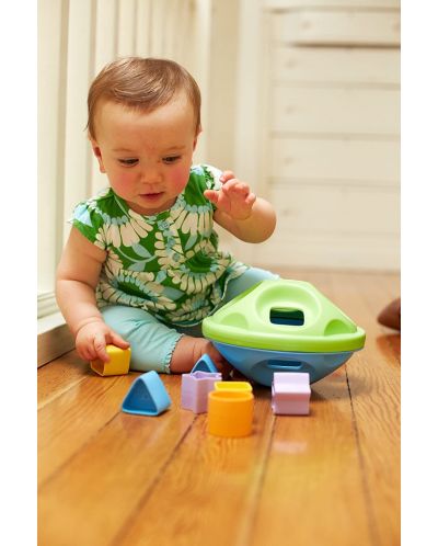Dječja igračka Green Toys – Sorter, s 8 kolupa - 5