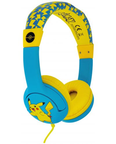 Dječje slušalice OTL Technologies - Pokemon Pikachu, žuto/plave - 2