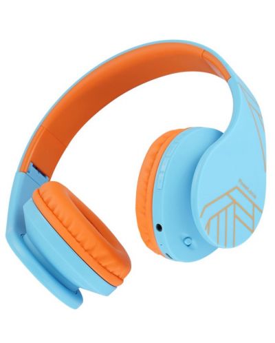Dječje slušalice PowerLocus - P2, bežične, plavo/narančaste - 4