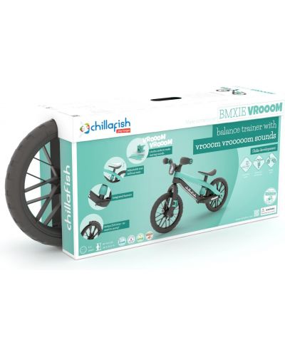 Dječji bicikl za ravnotežu Chillafish - BMXie Vroom, svijetloplavi - 8