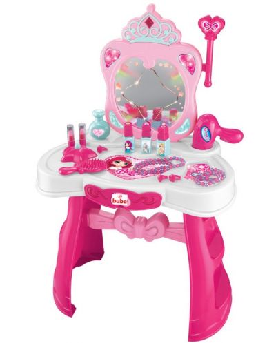 Dječji toaletni stolić Buba - Princess, roza - 1