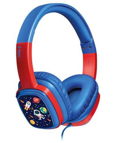 Dječje slušalice ttec - SoundBuddy, plavo/crvene - 1