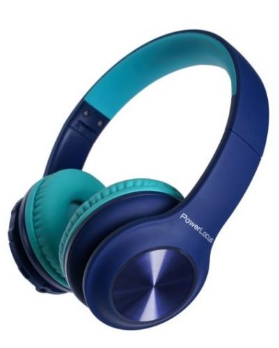 Dječje slušalice PowerLocus - PLED, bežične, plave - 3