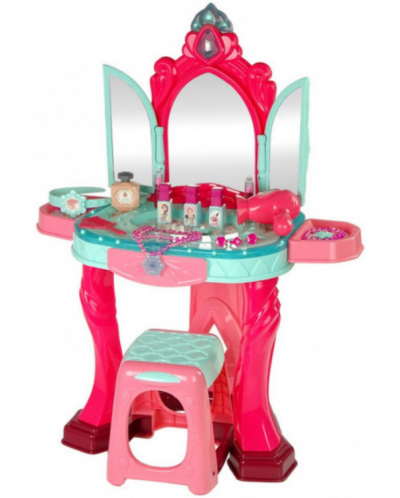 Dječji toaletni stol Buba - Ružičasti i tirkizni - 1