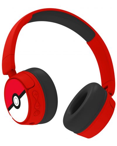Dječje slušalice OTL Technologies - Pokemon Pokeball, crvene - 3