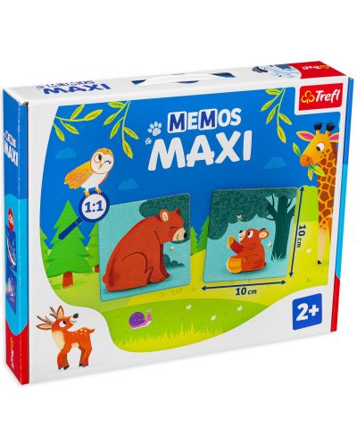 Dječja igra memorije Memos Maxi - Životinje roditelji i djeca - 1