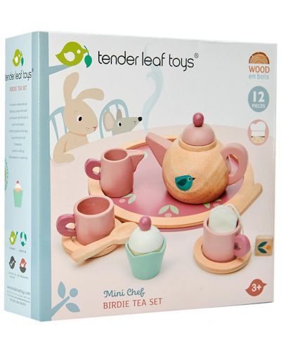 Dječji drveni servis Tender Leaf Toys - Za čaj - 6
