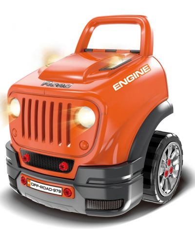Dječji interaktivni automobil Buba - Motor Sport, narančasti - 1