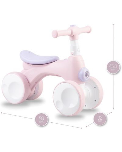 Dječji bicikl za ravnotežu MoMi - Tobis, ružičasti - 8
