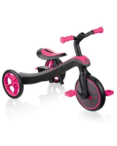 Dječji tricikl 4 u 1 Globber - Trike Explorer, ružičasti - 4