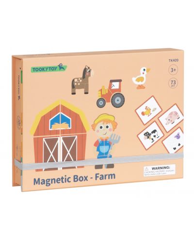 Dječja igra Tooky Toy - Farma s magnetima - 3