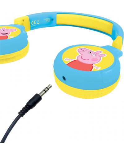 Dječje slušalice Lexibook - Peppa Pig HPBT010PP, bežične, plave - 3
