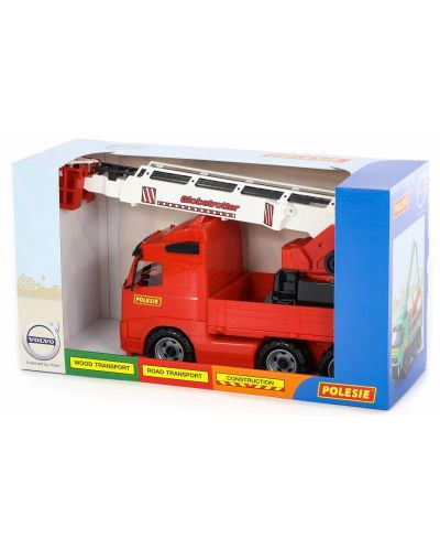 Dječja igračka Polesie - Vatrogasno vozilo s dizalicom Volvo 58379 - 5