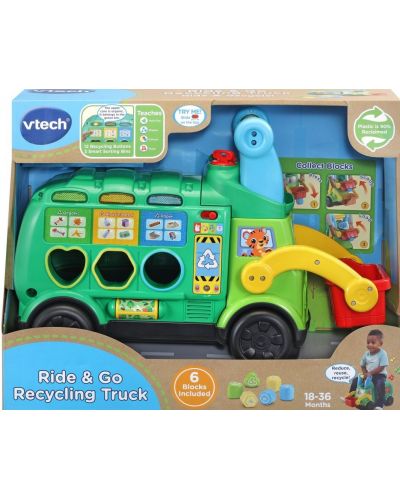 Dječja igračka Vtech - Interaktivni kamion za reciklažu - 1
