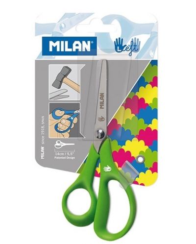 Dječje škare za lijevu ruku Milan - Left, 14 cm, asortiman - 1