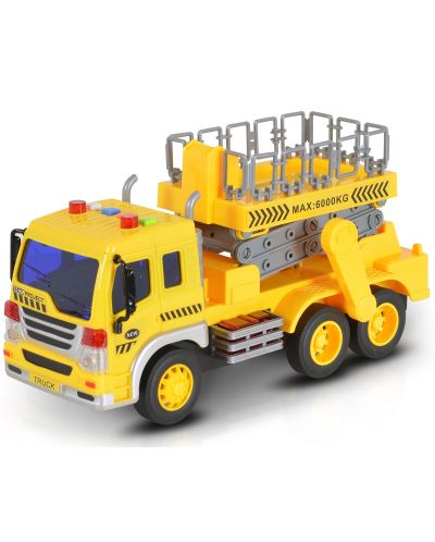 Dječja igračka Moni Toys - Kamion s dizalicom, 1:16 - 4