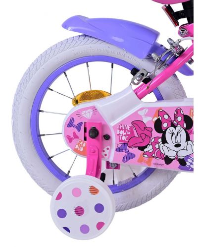 Dječji bicikl s pomoćnim kotačima E&L cycles - Disney, Minnie Mouse, 14'' - 6