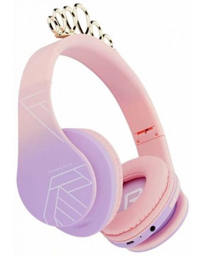 Dječje slušalice PowerLocus - P2 Princess, bežične, ružičaste - 2