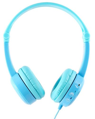 Dječje slušalice BuddyPhones - Travel, plave - 3