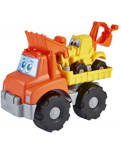 Dječja igračka Ecoiffier - Kamion, s bagerom - 1