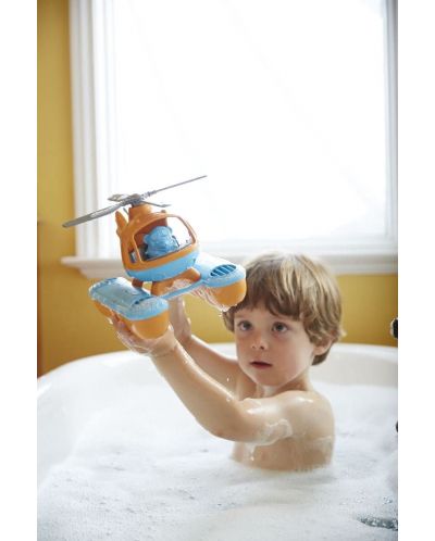 Dječja igračka Green Toys – Morski helikopter, narandžasti - 3