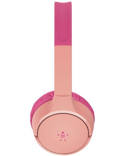 Dječje slušalice s mikrofonom Belkin - SoundForm Mini, bežične, ružičaste - 3