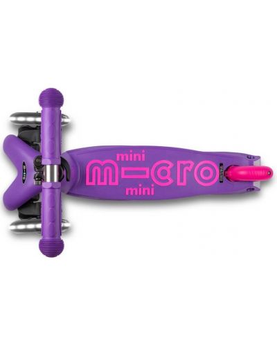 Dječji romobil Micro - Mini Deluxe LED, Purple Pink - 6