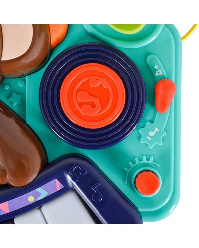 Dječja igračka Hola Toys - Mini klavir s mikrofonom, DJ Monkey - 5