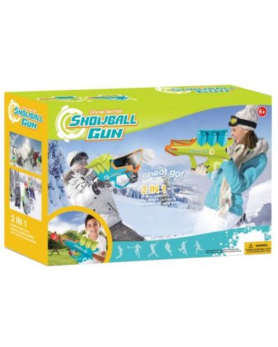 Dječji pištolj 2 u 1 GT -  Za snježne i plastične loptice - 6