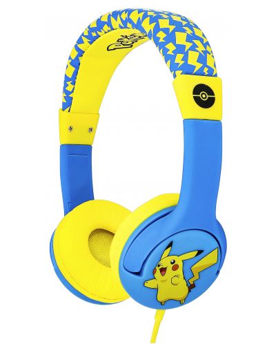 Dječje slušalice OTL Technologies - Pokemon Pikachu, žuto/plave - 1