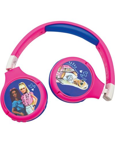 Dječje slušalice Lexibook - Barbie HPBT010BB, bežične, plave - 1