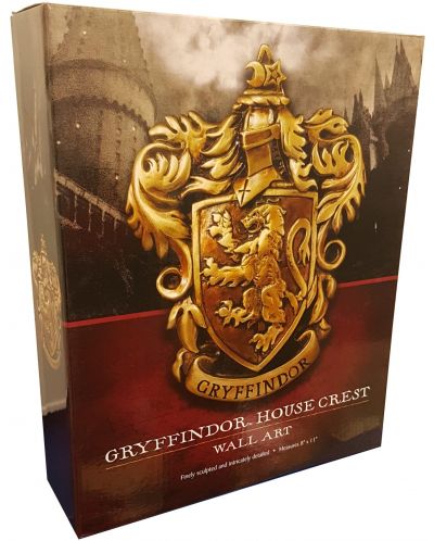 Zidna dekoracija The Noble Collection Movies: Harry Potter - Gryffindor School Crest - 2