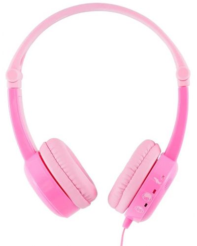 Dječje slušalice BuddyPhones - Travel, ružičaste - 3