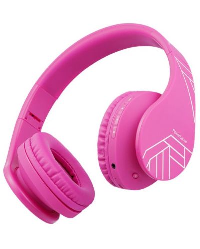 Dječje slušalice PowerLocus - P2, bežične, ružičaste - 4