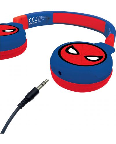Dječje slušalice Lexibook - Spider-Man HPBT010SP, bežične, plave - 4