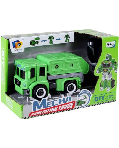 Dječji kamion Raya Toys - Mecha Truck, Transformer, zeleni - 2
