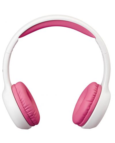 Dječje slušalice Lenco - HP-010PK, roza/bijele - 1