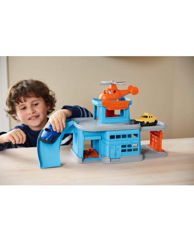 Dječja igračka Green Toys – Parking, s autićima - 5